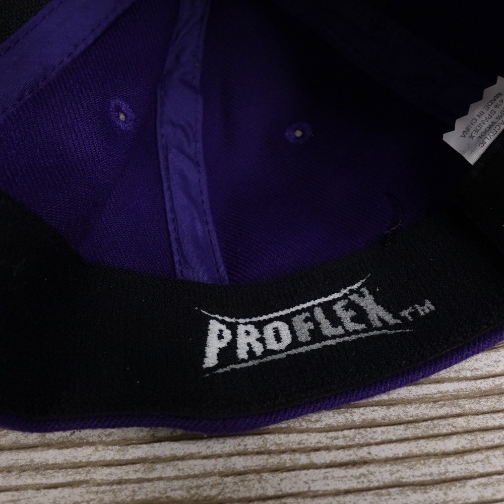PROFLEX Hat Cap Fitted Mens Small Medium Wool Blend Baseball Athletic Comfort - Picture 8 of 9
